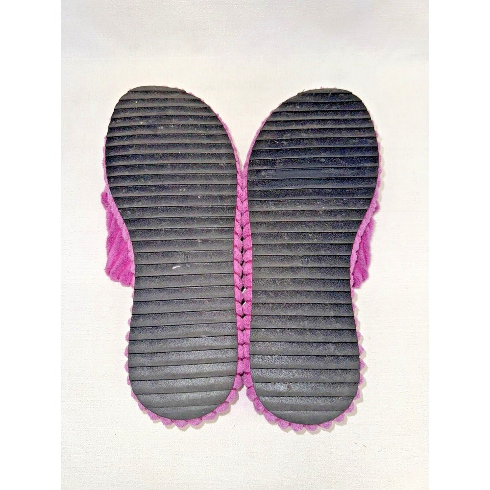 Free People Platform Slide Slippers Wmns 11 Pink Corduroy Terry Criss Cross Boho - Picture 2 of 4